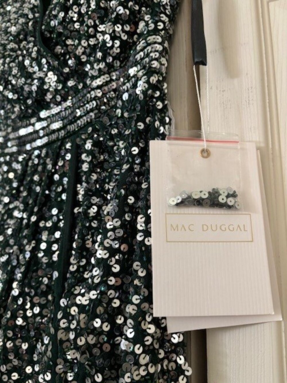 Mac Duggal Cap Sleeve Sequin Gown - Picture 7 of 15